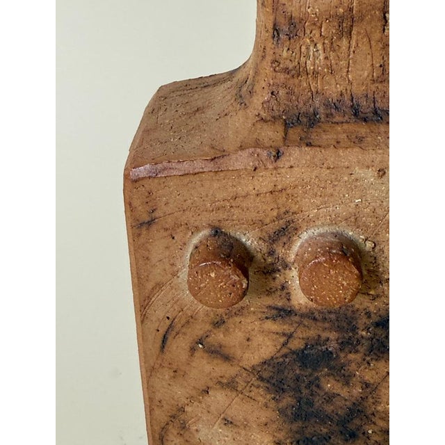 Scandinavian Modern Stoneware Vase by Curt Addin, 1970s For Sale - Image 6 of 13