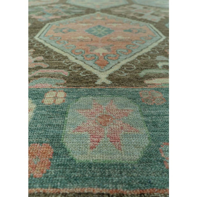 Turkish Turkish Oushak Rug 10'1" x 14'3" #20037 For Sale - Image 3 of 8