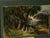 Mid 19th Century Original Americana Currier and Ives Colorful Spring Scene With Gate. For Sale - Image 6 of 12