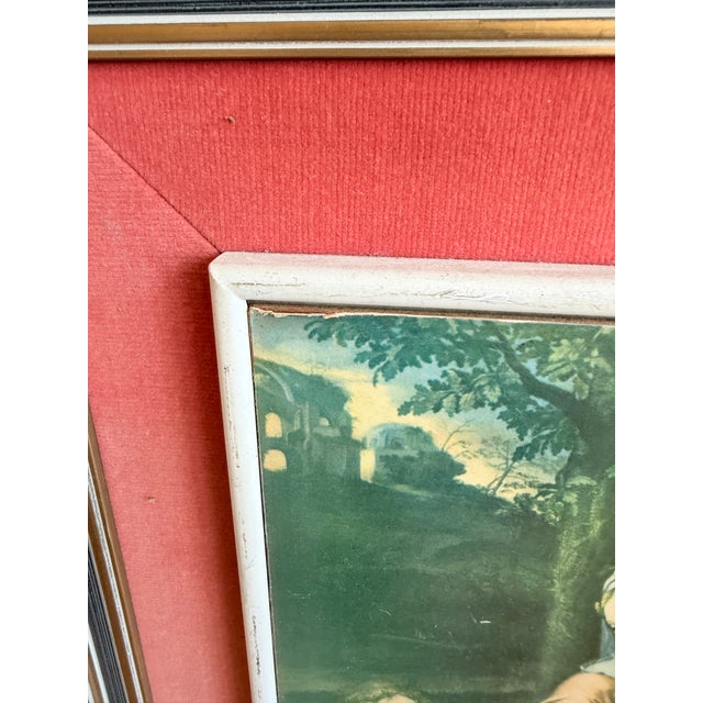 Vintage Framed Raphael “Holy Family Below the Oak” Renaissance Art Print For Sale - Image 4 of 10