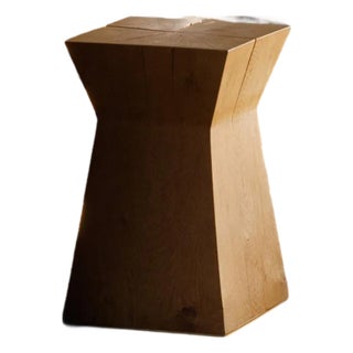 In the Style of Christian Liaigre Wood Nagato Side Table (Set of 2) For Sale