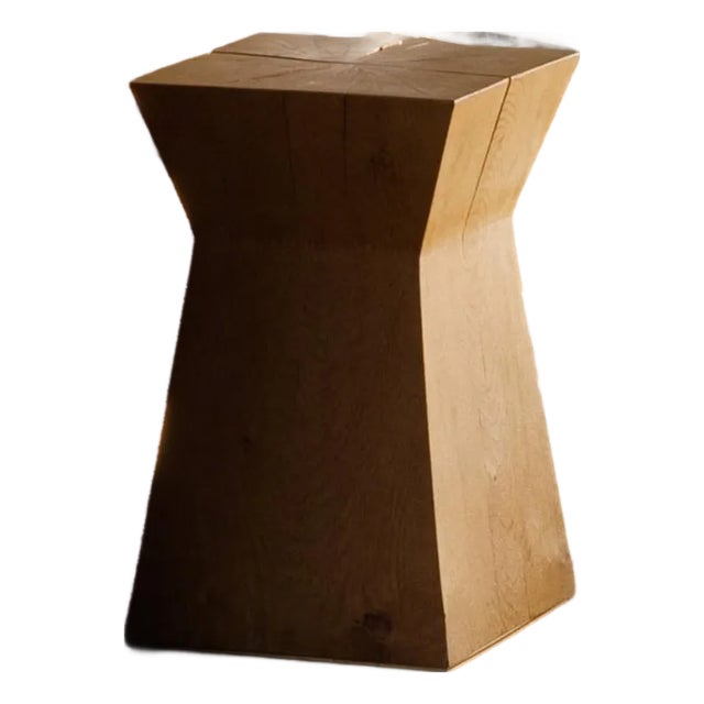 In the Style of Christian Liaigre Wood Nagato Side Table (Set of 2) For Sale