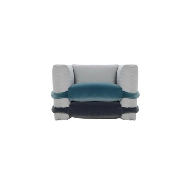 Pillow Sofa in Velvet by Muller Van Severen for BD Barcelona For Sale - Image 4 of 18