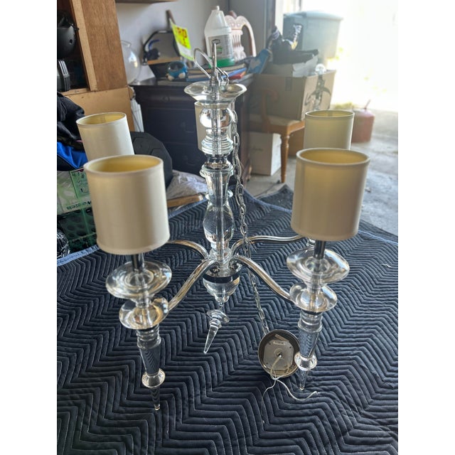 Kingswell 5 Light Chandelier & Two Wall Sconces For Sale - Image 4 of 7