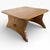 Wood Mid-Century Rustic Elm Coffee Table with Sculptural Legs For Sale - Image 7 of 7