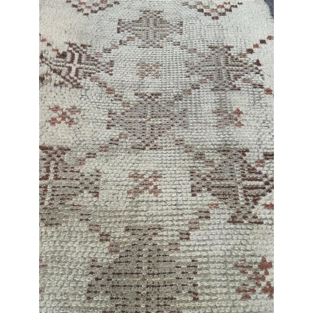 Small Moroccan Distressed Tribal Rug, 1940s For Sale - Image 16 of 18