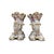 Ceramic Cornucopia Vases in French Porcelain, 1800s, Set of 2 For Sale - Image 7 of 8
