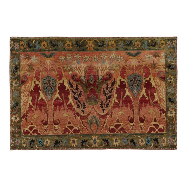 Rug & Kilim’s Persian Style Rug With Polychromatic Intricate Floral Patterns For Sale