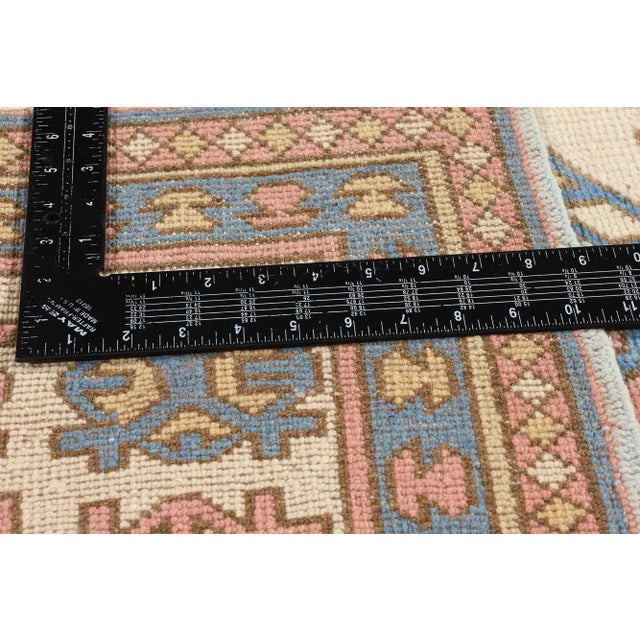 Vintage Pink Persian Hamadan Rug - 05'07 X 07'06 For Sale In Dallas - Image 6 of 9