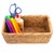 Contemporary Artifacts Rattan Rectangular Basket For Sale - Image 3 of 5