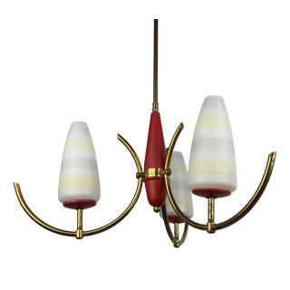 Mid-Century Chandelier from Stilnovo, Italy, 1940s-1950s For Sale