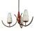 Mid-Century Chandelier from Stilnovo, Italy, 1940s-1950s For Sale