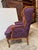 Late 20th Century French Provincial Wing Back Chair For Sale - Image 5 of 12