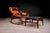 Liceu de Artes e Ofícios Rocking Chair with Ottoman in Rosewood & Leather, Liceu de Artes, 1960s - Lot 600 For Sale - Image 4 of 12