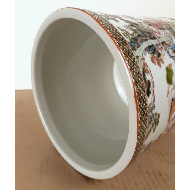 Late 19th Century Chinese Porcelain Eight Immortals and Deities Bitong For Sale In Portland, OR - Image 6 of 11