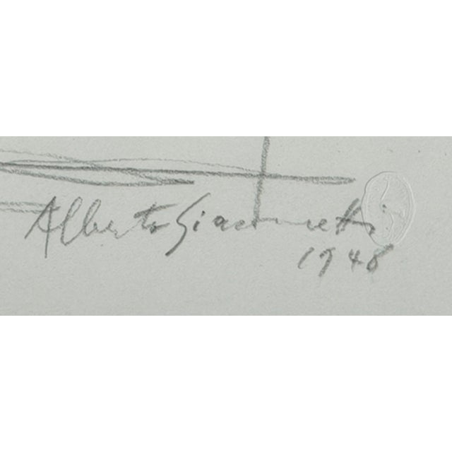 1960s Alberto Giacometti, Seated Woman, 1963, Original Lithograph For Sale - Image 5 of 8