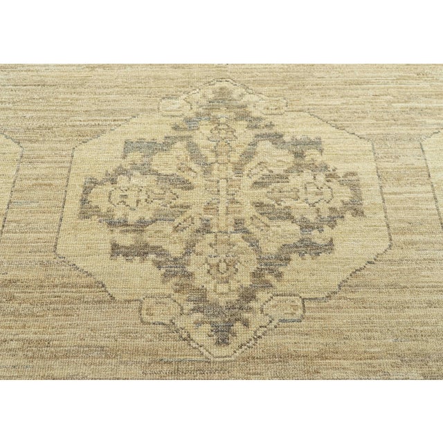 Contemporary Turkish Oushak Rug 12'3" x 15'4" For Sale - Image 3 of 4