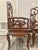 Late 19th Century Pair of Antique Chinese Hardwood Armchairs With Marble Inserts For Sale - Image 5 of 16