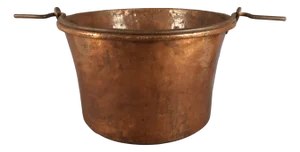 Large Vintage Industrial Copper Pot, 1950