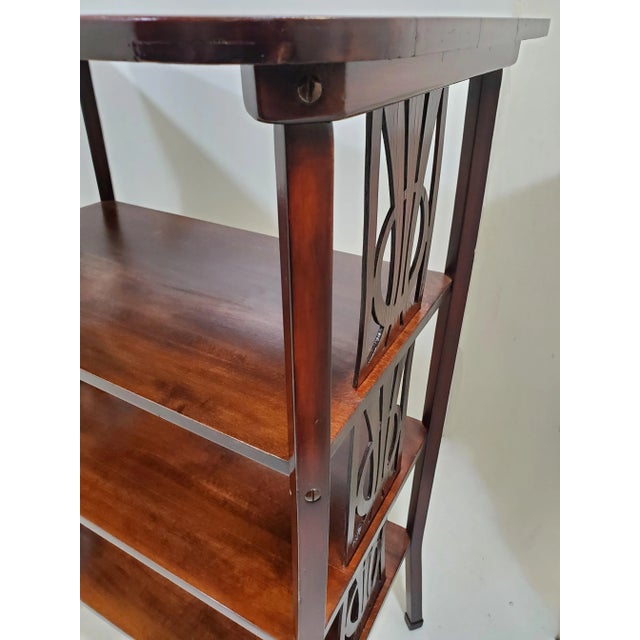 Wood Austrian Wiener Werkstätte Bookcase For Sale - Image 7 of 13