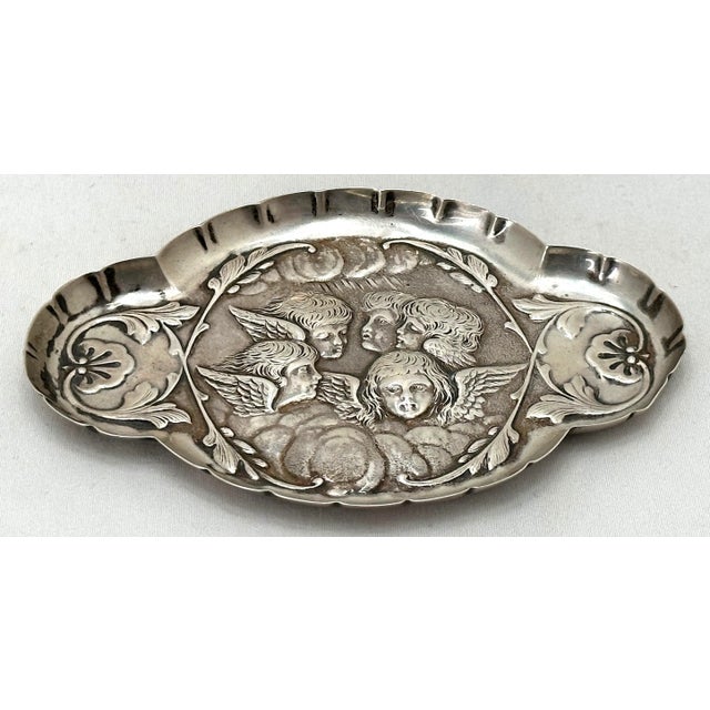 イギリス アンティーク Silver Tray 花模様が可愛いシルバープレートトレー イギリスアンティーク