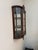 Victorian Curved Glass Mahogany 3 Tier Hanging Vitrine Wall Display Curio Cabinet For Sale - Image 12 of 13
