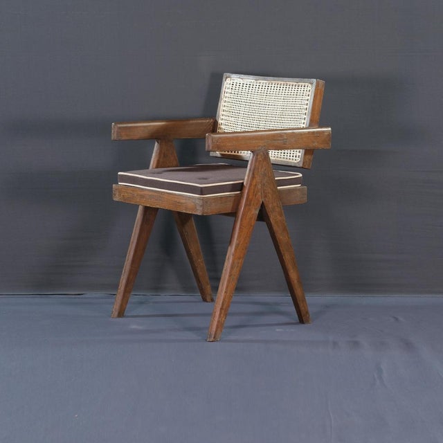 Vintage Chairs by Pierre Jeanneret, 1956, Set of 6 For Sale - Image 12 of 18