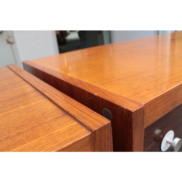 1960s Pair of Italian Modernist Chest of Drawers For Sale - Image 14 of 15