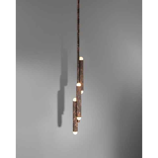Gold Vesta Pendant Lamp by Schwung For Sale - Image 8 of 18