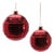 Glass Ball Ornament Set of 4  4" & 5" For Sale