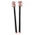 1980s 21 Piece Mid-Century Tropical Hula Girl & Flamingo Cocktail Swizzle Sticks For Sale - Image 15 of 18