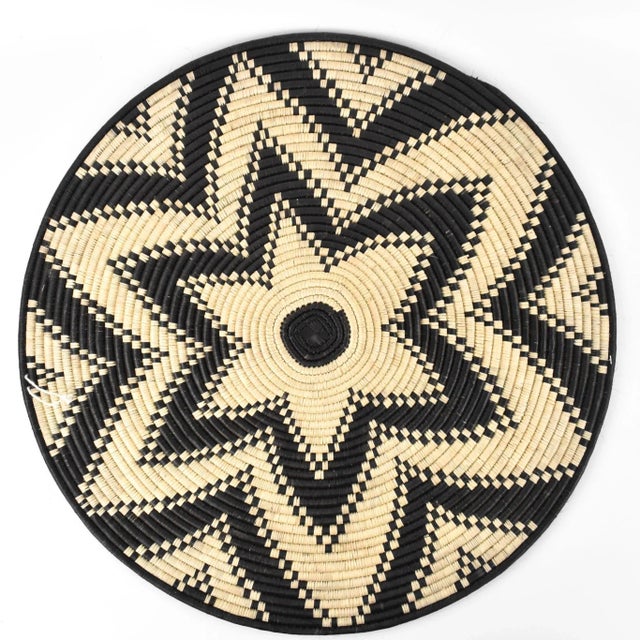 Late 20th Century African Flat Basket For Sale - Image 9 of 9