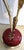 Rare Antonio Pavia Brass and Red Lacquered Wood Stork Floor Lamp Circa 1980s For Sale - Image 10 of 17