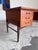 Mid-Century Modern Vintage Danish Teak 6-Drawer Desk With Bookcase For Sale - Image 3 of 8