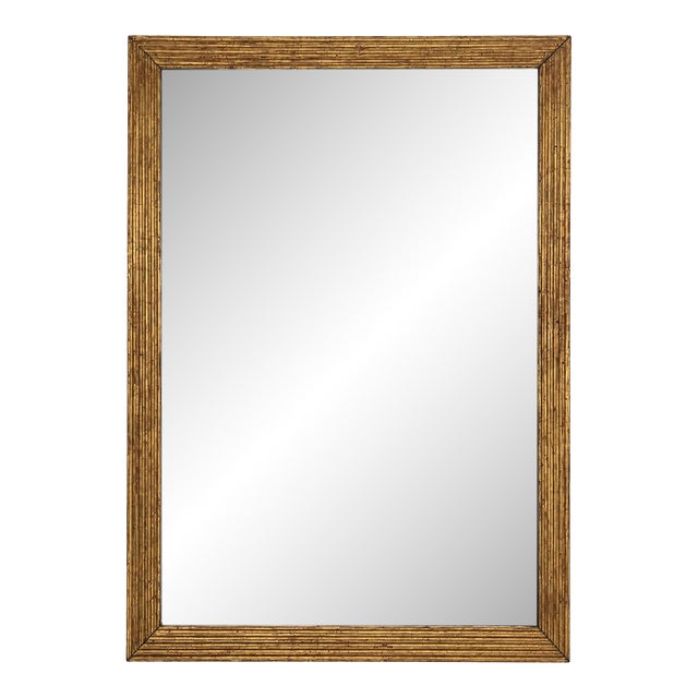 1980s Gold Leafed Mirror For Sale