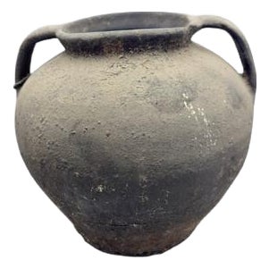 Vintage Moldovan Terracotta Vessel For Sale