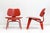 LCW Chairs in Red Stained Ash and Plywood by Charles & Ray Eames for Vitra, 2005, Set of 2 For Sale - Image 6 of 13