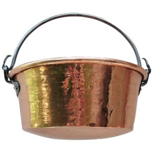 19th Century French Copper Cauldron