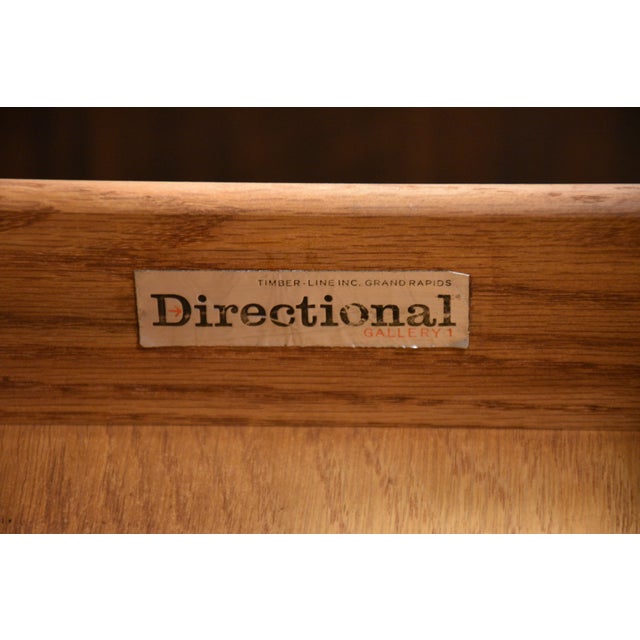 1960s efinished Walnut Bar by Milo Baughman for Directional For Sale - Image 10 of 10