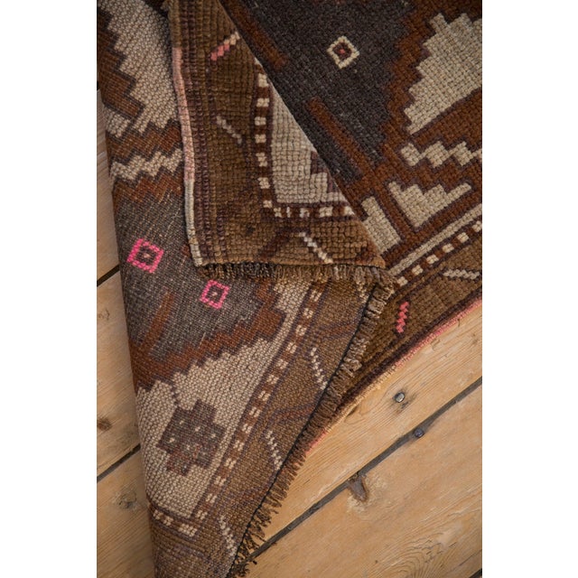 1970s Vintage Distressed Kars Rug Mat Runner - 1'9" x 3'3" For Sale - Image 5 of 8