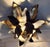 Mid-Century Modern Flat Florentine Ceiling Lamp with a Gold-Grey Metal Frame, 1960s For Sale - Image 3 of 7