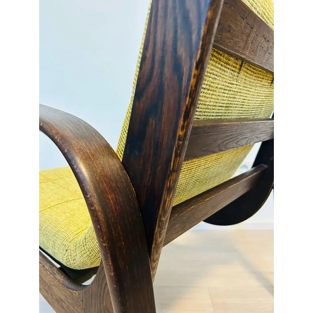 Lounge Bentwood Armchair by Kropacek & Kozelka for Interior Prague, 1960s For Sale - Image 6 of 13
