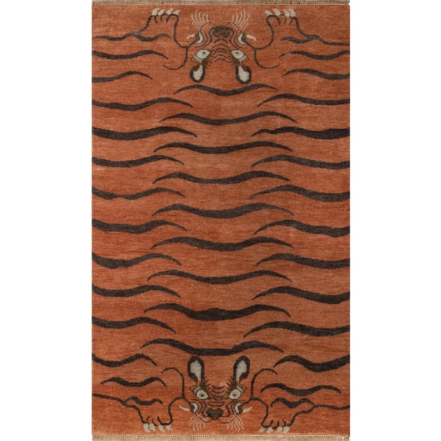 Lemieux Et Cie Kouang Tiala Rust 2'3" X 8' Runner For Sale