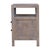 Wood Acid Wash Open Slot Bedside Table For Sale - Image 7 of 8