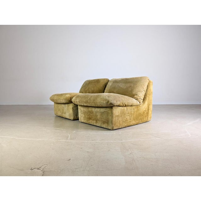 Mid-Century Modern Space Age Lounge Chairs Three-Point by Luigi Colani for Cor, Sweden, Set of 2 For Sale - Image 3 of 11
