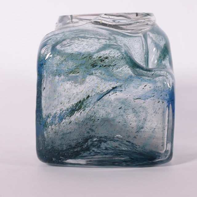 Murano Glass Vase For Sale - Image 9 of 12