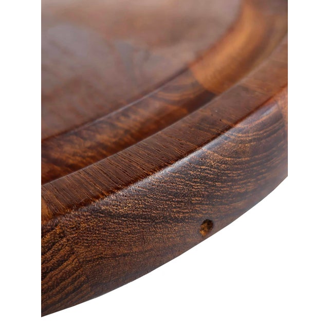 1970s Dansk Teak Wood Charcuterie Board For Sale - Image 13 of 14