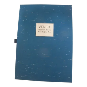 John Ross Signed Inscribed Venice Saved From the Sea Prints Book