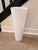 2020s Tall Modern Frosted White Art Glass Vase – Handmade in Poland For Sale - Image 5 of 7
