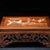 Chinese Vintage Chinese Huali Rosewood Inlaid "Magpie on Plum" Tea Table / Display Stand For Sale - Image 3 of 9